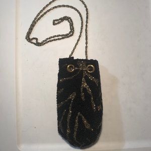 Vintage mini drawstring purse